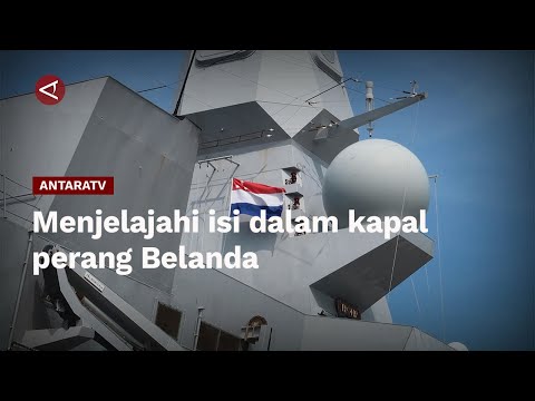 Menjelajahi isi dalam kapal perang Belanda