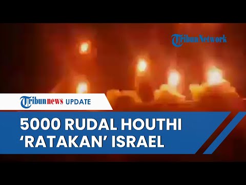 Rangkuman Hamas Vs Israel: 5000 Rudal Houthi Siap ‘Bakar’ Israel hingga Iron dome Jebol Berkali-kali