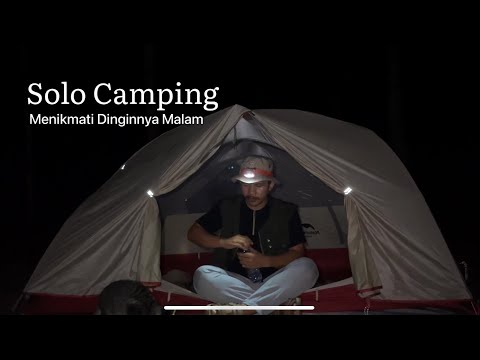 Solo Camping Dihutan Gunung Salak, Menikmati Dinginnya Malam Didepan Api Unggun || VLOG 3