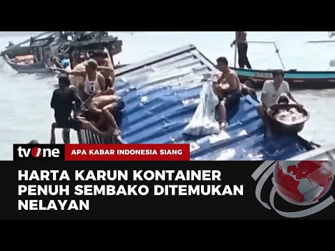 Kontainer Penuh Sembako Ditemukan Nelayan di Laut | AKIS tvOne