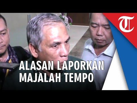 Eks Komandan Tim Mawar Laporkan Majalah Tempo Karena Namanya Disebut