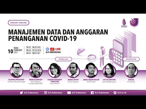 Webinar Diskusi Online “Manajemen Data dan Anggaran Penanganan Covid-19”