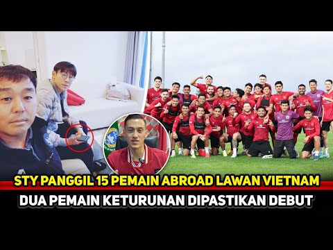 KELEMAHAN USAI AFC CUP DIBENAHI! 15 Pemain Abroad kunci di Kualifikasi Pildun~3 Pemain lokal coret