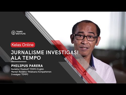 Jurnalisme Investigasi ala TEMPO | Trailer | Kelas Online