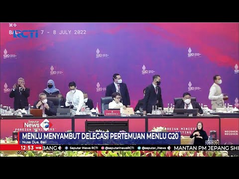 Menteri Retno Sambut Delegasi Pertemuan Menlu Peserta G20 #Seputar iNews Siang 08/07