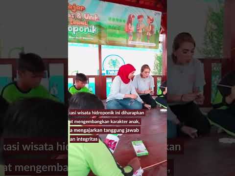 Dalam rangka Hari Anak Nasional 2024, BRI ajak siswa SD berkegiatan & belajar Hidroponik