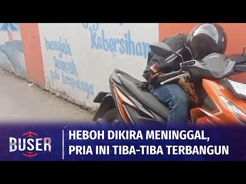 Dikira Meninggal di Atas Motor, Ternyata Kelelahan Usai Berkendara Bandung-Tasikmalaya | Buser