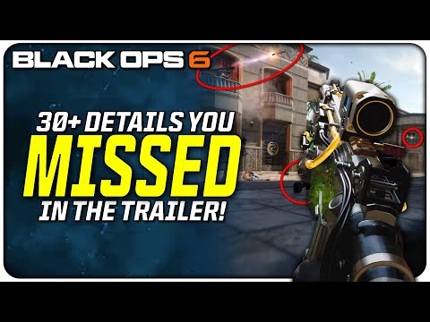 30+ Details you May Have Missed in Black Ops 6 Multiplayer Trailer!