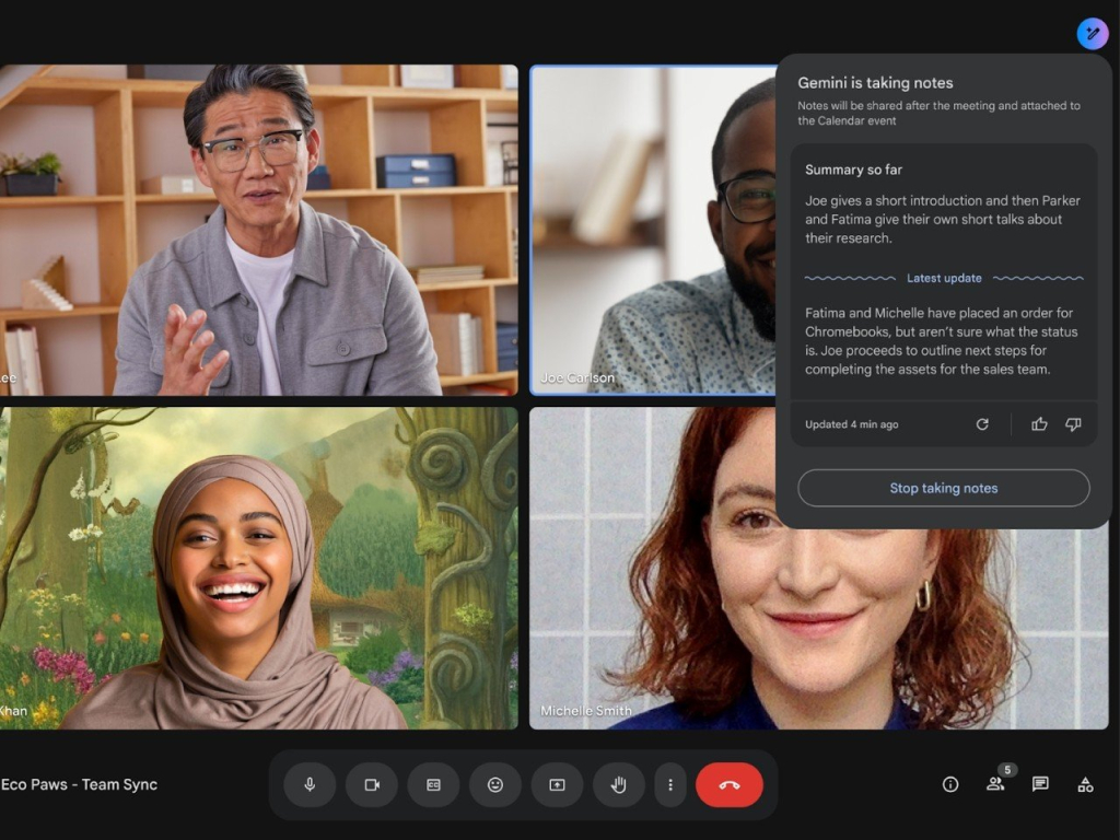 google-meet-kini-bisa-buat-catatan-meeting-dengan-ai