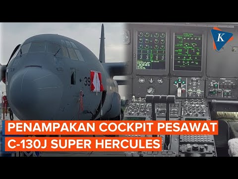 Melihat Langsung Kokpit Pesawat C-130J Super Hercules yang Baru Dibeli Indonesia dari AS