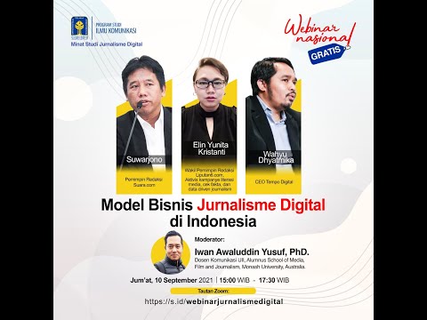 Webinar “Model Bisnis Jurnalisme Digital di Indonesia”