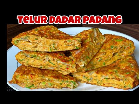 TEBAL PADAT & TIDAK AMIS BEGINI CARA & TIPSNYA, YANG MASAK ASLI ORANG PADANG LOOH #telurdadarpadang