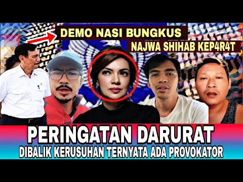 LUHUT EMOSI NAJWA SHIHAB BIANG KELADI PENYEBARAN GAMBAR GARUDA BIRU