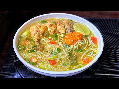 SOTO AYAM BUMBU SEDERHANA NIKMAT, RAHASIANYA  DUA BAHAN INI