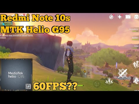 REDMI NOTE 10S MEDIATEK HELIO G95 GENSHIN IMPACT TEST 2021