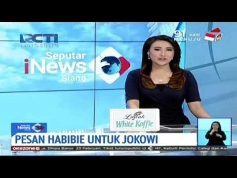 Pesan Habibie Untuk Jokowi- Seputar iNews Siang Ledi Marina