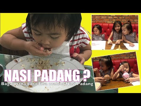 Wisata Kuliner Anak Lifestyle – Elsa Lucu Makan Nasi Padang Sendiri – Es krim coklat dan strawberry