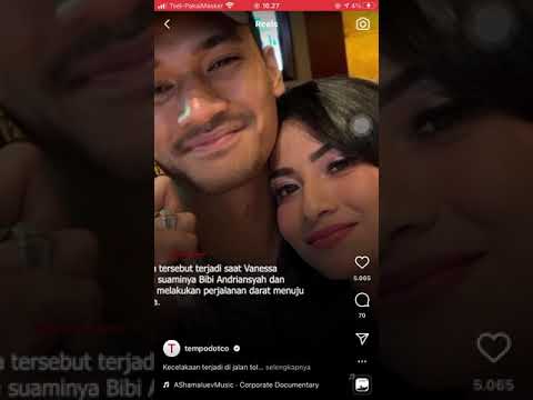 Kecelakaan vanesa angel dan suaminya, mengakibatkan keduanya meninggal dunia . Info dari tempodotco