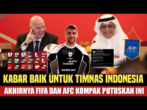 FIFA dan AFC Resmi Berikan Ini Untuk Timnas Indonesia – Marten Paess Trending-Ranking FIFA naik lagi