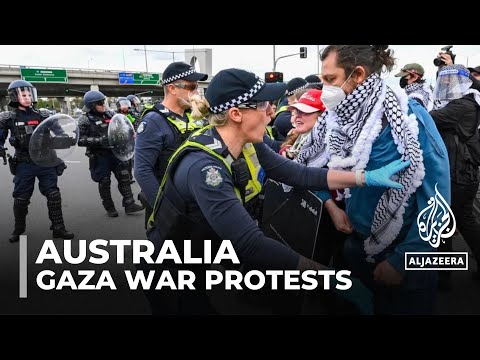 Protests over Gaza war escalate in Melbourne: Clashes at military expo