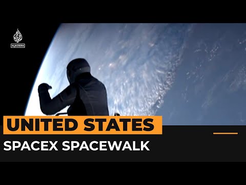 Billionaire takes first commercial spacewalk | Al Jazeera Newsfeed