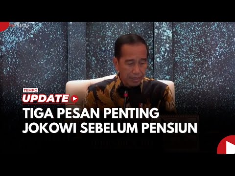 Ini Tiga Pesan Penting Jokowi ke Para Menteri di Sidang Kabinet Terakhir