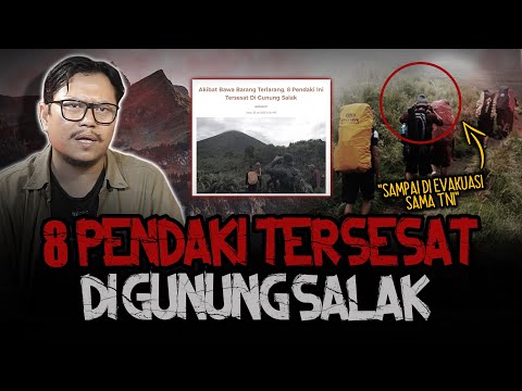 INI CERITA SEREM BANGET!! 8 PENDAKI HILANG DAN SAMPAI DI EVAKUASI DI GUNUNG SALAK