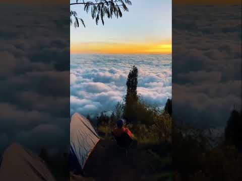 Golden Sunset puncak gunung agung – gunung Indonesia #shorts #pendaki #gunungindonesia #story