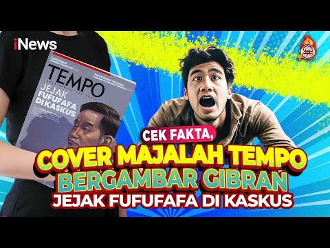 Viral Cover Majalah Tempo Bergambar Gibran Jejak Fufufafa di Kaskus? Cek Faktanya