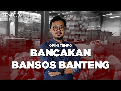 Bancakan Bansos Banteng | Opini Tempo