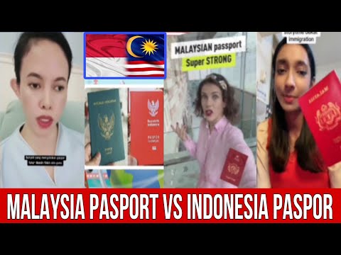 PASPOR INDONESIA BARU LEBIH KUAT⁉️ PASPORT MALAYSIA APAKAH KUAT ⁉️