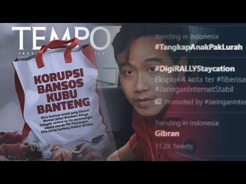 Tagar #TangkapAnakPakLurah Trending, Investigasi TEMPO Seret Nama Gibran di Skandal Korupsi Bansos