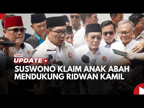 Suswono Mengklaim Anak Abah Lebih Aktif Mendukung Ridwan Kamil