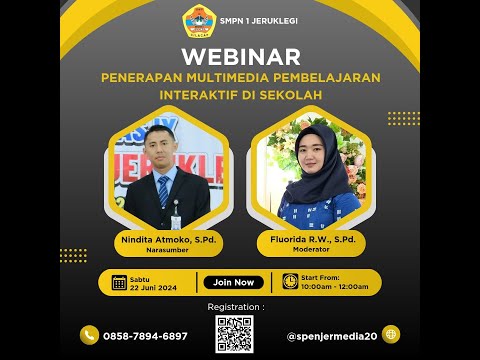 56. Penerapan Multimedia Pembelajaran Interaktif di Sekolah (Webinar PMM Sabtu, 22 Juni 2024)