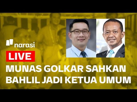 [LIVE] Munas Golkar Sahkan Bahlil jadi Ketua Umum Baru | Narasi Daily