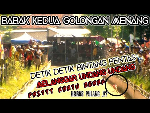 FULL BABAK KE DUA GOL MENANG••DETIK DETIK BINTANG PENTAS KENAK KARTU MERAH!!?