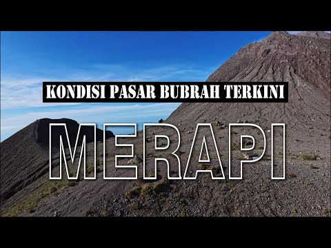 KONDISI TERKINI PASAR BUBRAH GN.MERAPI | DRONE FOOTAGE