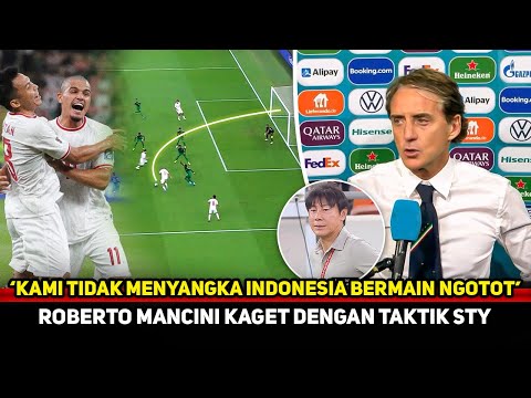 GEMPARKAN DUNIA! Mancini akui frustasi gagal kalahkan Timnas~Arab Merana, STY Merendah