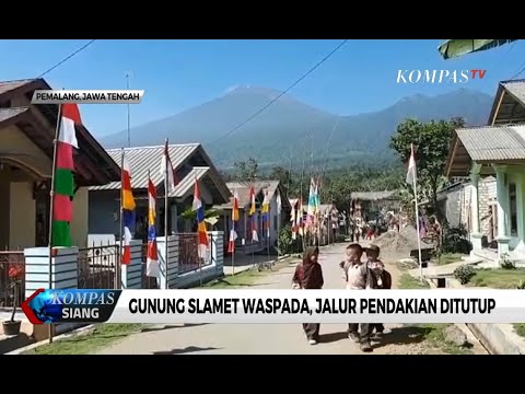 Gunung Slamet Waspada, Jalur Pendakian Ditutup