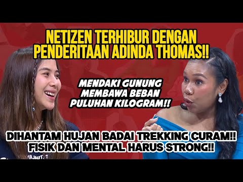 ADINDA THOMAS 7 TAHUN JADI ANAK GUNUNG, FISIK PALING PENTING BAWA BEBAN SENDIRI 50 KG!!!