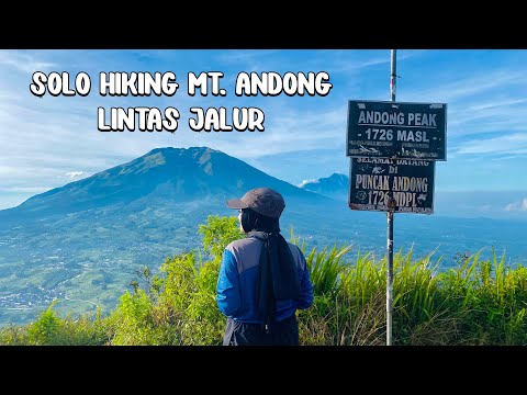 LEWAT JEMBATAN SETAN SENDIRIAN ? SOLO HIKING GUNUNG ANDONG VIA PENDEM LINTAS JALUR SAWIT || #SMVLOG4