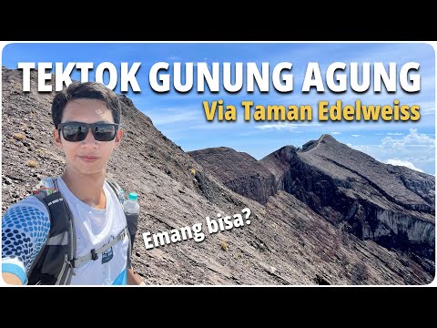 PENDAKIAN GUNUNG AGUNG via TAMAN EDELWEISS | TEKTOK