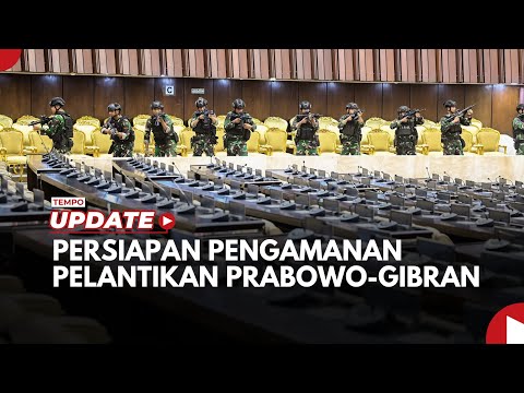 Serba-serbi Persiapan Pengamanan Pelantikan Prabowo-Gibran