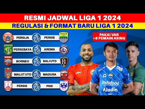 RESMI! JADWAL & FORMAT REGULASI BARU LIGA 1 INDONESIA 2024: PAKAI VAR & 8 PEMAIN ASING