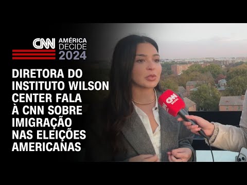 Diretora do Instituto Wilson Center fala à CNN sobre imigração nas eleições americanas | NOVO DIA