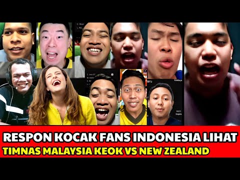 Lucu, Komentar Fans Indonesia Lihat Malaysia Keok 0-4 Atas Selandia Baru