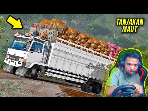 Yakin Bisa?? Truk Muat Ubi di Tanjakan Maut – Euro Truck Simulator 2