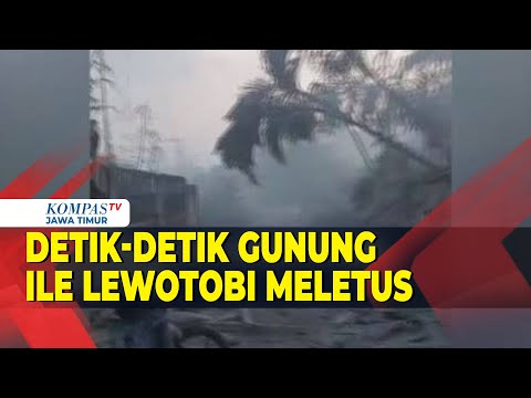 Gunung Ile Lewotobi NTT Meletus, 10 Orang Meninggal Dunia