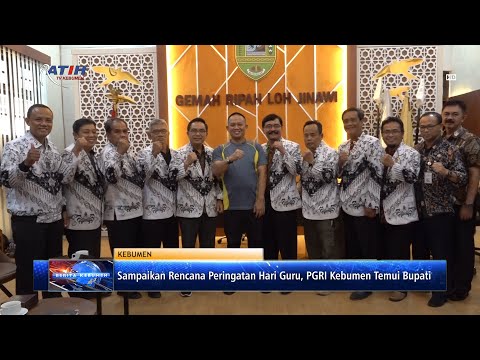 Sampaikan Rencana Peringatan Hari Guru, PGRI Kebumen Temui Bupati