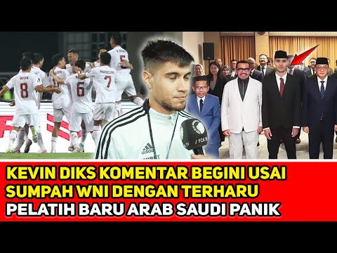 Bek Kelas Dunia menangis haru usai Sumpah WNI❗️Diks tepat pilih Indonesia, Pelatih Arab dibuat panik